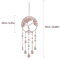 LunaCrystal Natural Agate Dream Catcher Wall Hanging Moon Star Sun Boho Decor 6