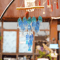 OceanBreeze Blue Glass Fish Wind Chimes Handcrafted Coastal Outdoor Decor 5
