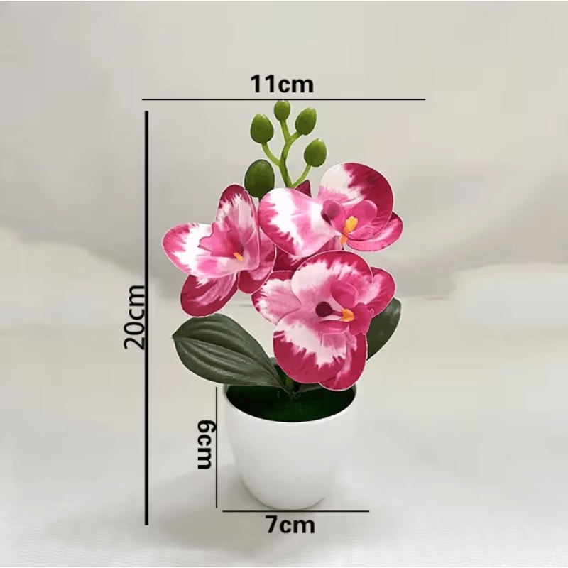 MiniZen Artificial Bonsai Plant Potted Fake Tree For Home Desk Decor 9