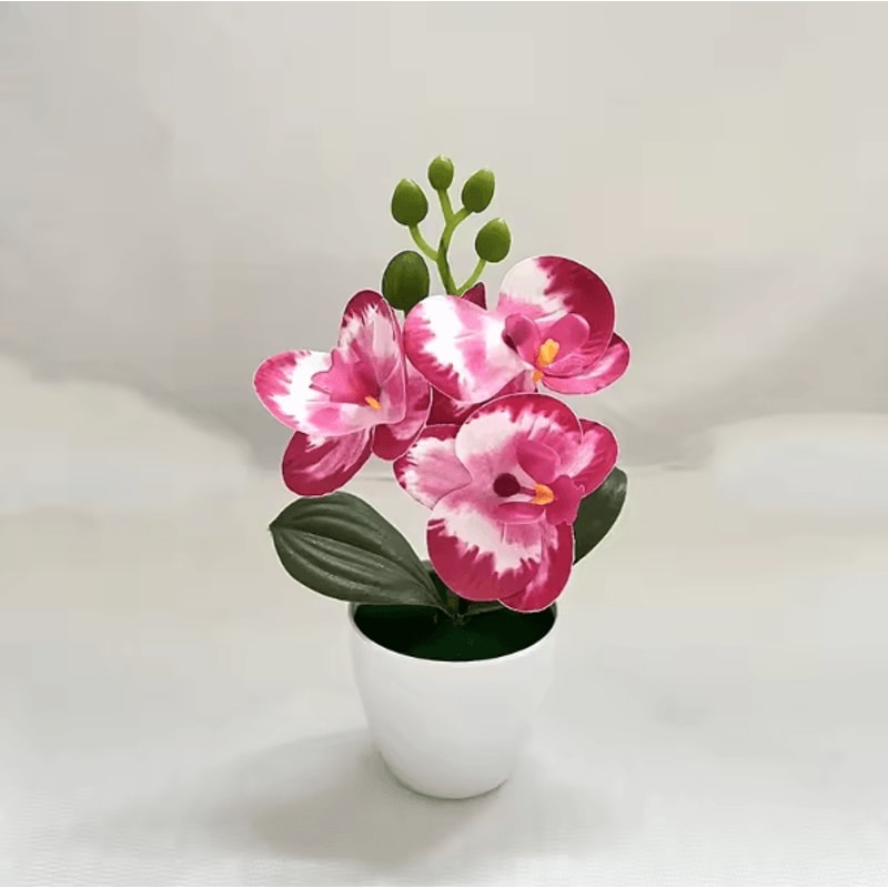MiniZen Artificial Bonsai Plant Potted Fake Tree For Home Desk Decor 6