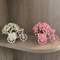 RustiCycle Vintage Mini Bicycle Model With Flower Basket Desk Decor 1