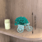 RustiCycle Vintage Mini Bicycle Model With Flower Basket Desk Decor 4