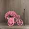 RustiCycle Vintage Mini Bicycle Model With Flower Basket Desk Decor 5