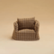 CozyNest 1 By 12 Scale Miniature Plaid Wooden Sofa For Dollhouse Decor 5