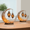 LunaCharm Wooden Moon And Stars Key Holder Wall Decor With Hooks 0