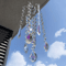 CrystalGlow Chandelier Wind Chime Suncatcher Prism Rainbow Hanging Decor 0