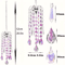 CrystalGlow Chandelier Wind Chime Suncatcher Prism Rainbow Hanging Decor 5