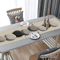 Earth Tone Pebble Pattern Table Runner Textured Neutral Farmhouse Decor 3