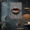 MonoMuse Abstract Striped Lip Canvas Wall Art Black And White Modern Decor 3