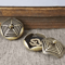 ZenRelic Antique Brass Dragon Phoenix Incense Burner Mini Table Decor 2
