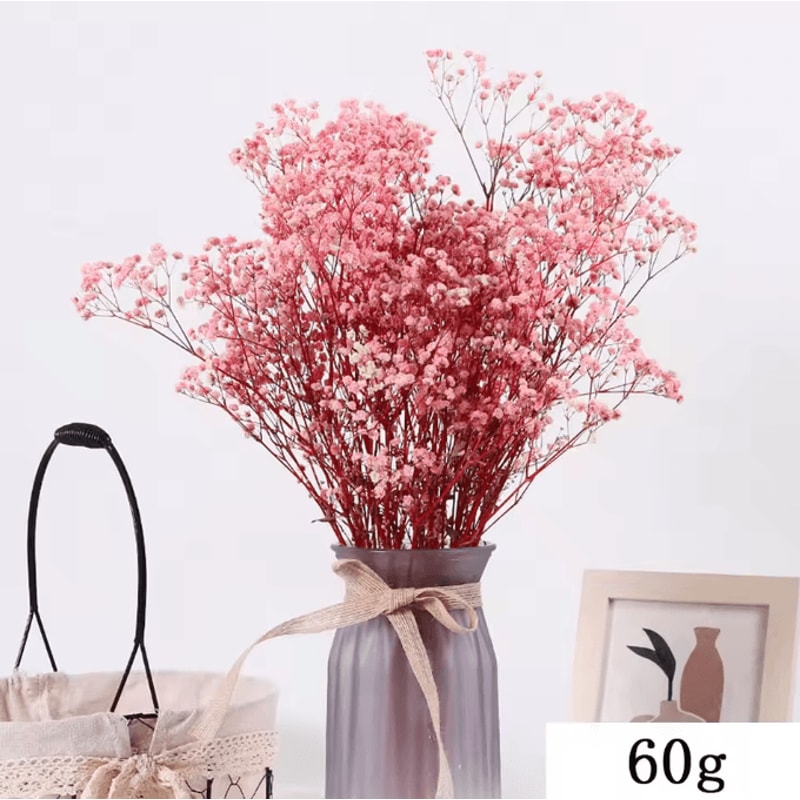 BlushBloom Pink Dried Flower Pampas Bouquet For Wedding And Boho Home Decor 6