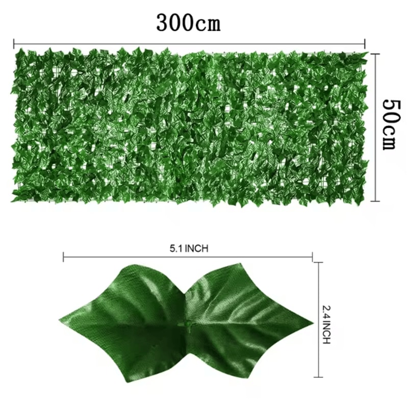 GreenShield Artificial Ivy Fence Panel Privacy Screen For Garden Balcony And Outdoor Decor 3
