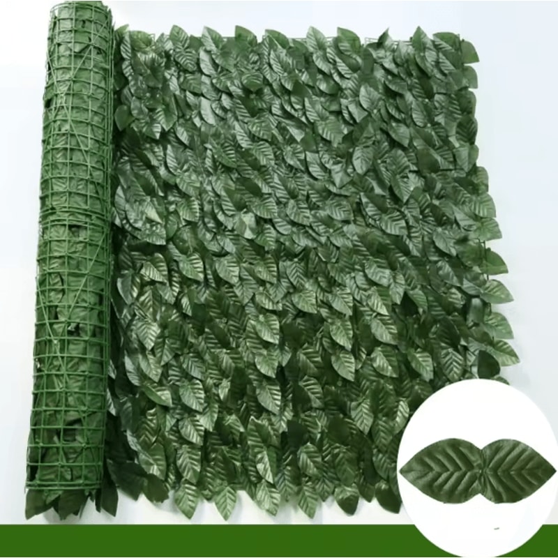 GreenShield Artificial Ivy Fence Panel Privacy Screen For Garden Balcony And Outdoor Decor 4