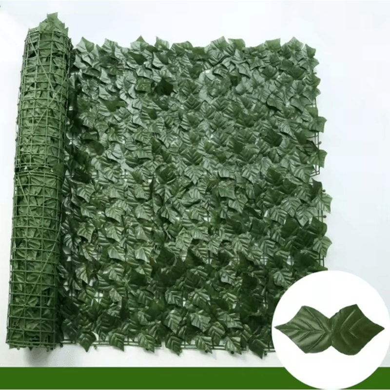 GreenShield Artificial Ivy Fence Panel Privacy Screen For Garden Balcony And Outdoor Decor 6