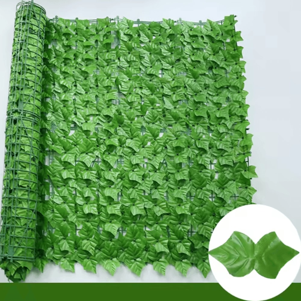 GreenShield Artificial Ivy Fence Panel Privacy Screen For Garden Balcony And Outdoor Decor 7