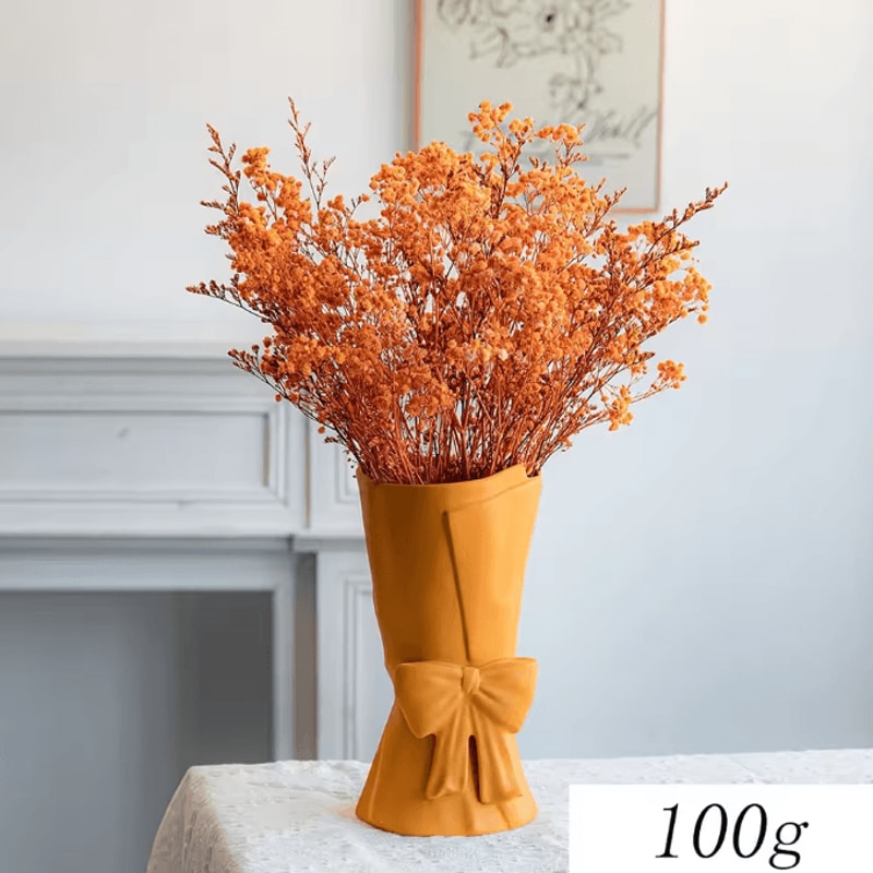 BlushLavender Dried Flower Bouquet Pampas Gypsophila Boho Decor 9