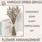 BlushLavender Dried Flower Bouquet Pampas Gypsophila Boho Decor 4