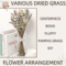 BlushLavender Dried Flower Bouquet Pampas Gypsophila Boho Decor 4