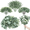 EverLeaf Mixed Artificial Eucalyptus Leaves Bulk For Wedding Floral Decor 4