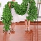 GreenVibe 100PCS Artificial Ivy Garland 2M Hanging Vines For Wall Garden Decor 2