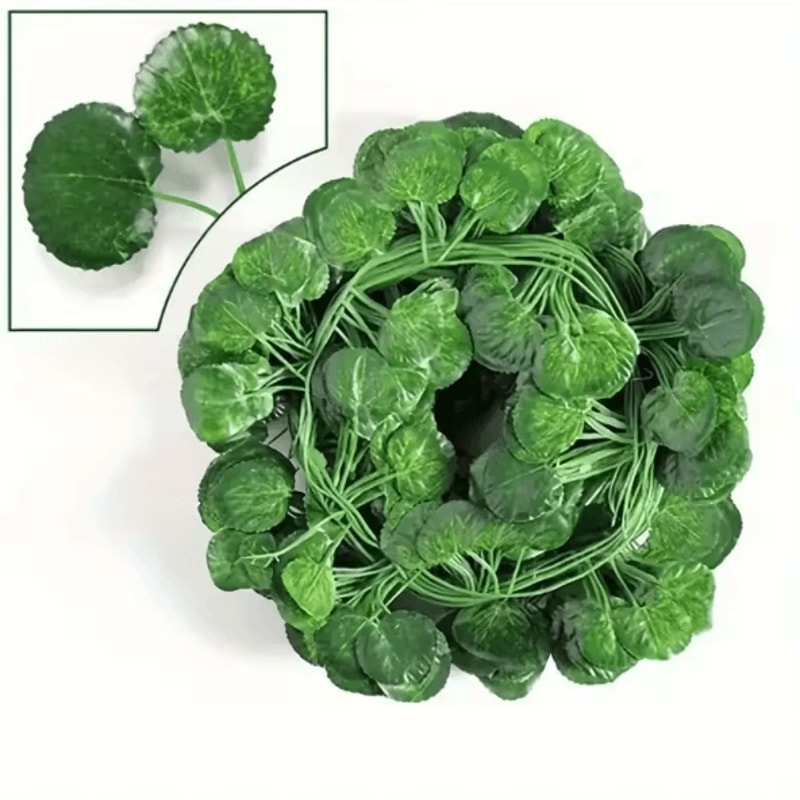 GreenVibe 100PCS Artificial Ivy Garland 2M Hanging Vines For Wall Garden Decor 8