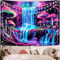 VikaDream Psychedelic Forest Waterfall Cyberpunk Tapestry Wall Hanging Decor 2