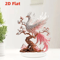 MythGlow Crystal Phoenix Statue Glass Figurine Desktop Crystal Decoration Gift 0