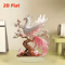 MythGlow Crystal Phoenix Statue Glass Figurine Desktop Crystal Decoration Gift 1