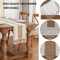 BohoLuxe Linen Table Runner With Tassels Rustic Macrame Farmhouse Decor 5