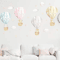 DreamSky Watercolor Hot Air Balloon Animal Wall Stickers Nursery Wall Decor 2
