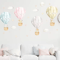 DreamSky Watercolor Hot Air Balloon Animal Wall Stickers Nursery Wall Decor 2