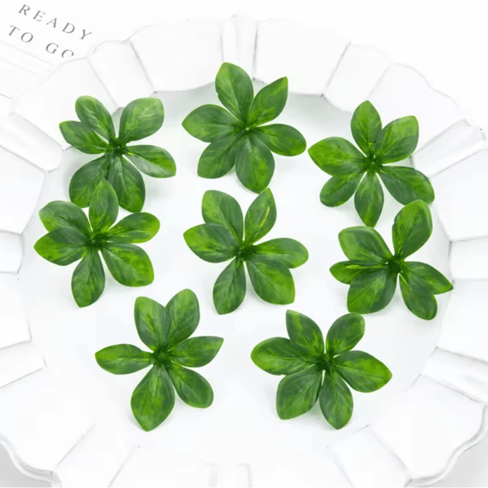 FloraFlex 50PCS Artificial Hanging Bell Leaf Rose Vine Decor Set 5