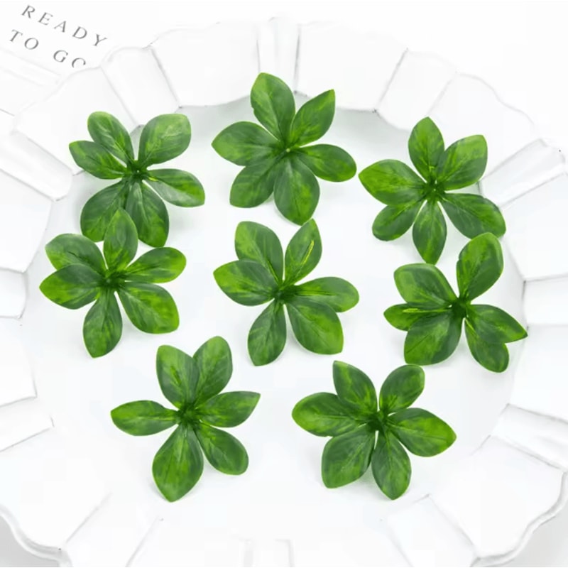 FloraFlex 50PCS Artificial Hanging Bell Leaf Rose Vine Decor Set 5