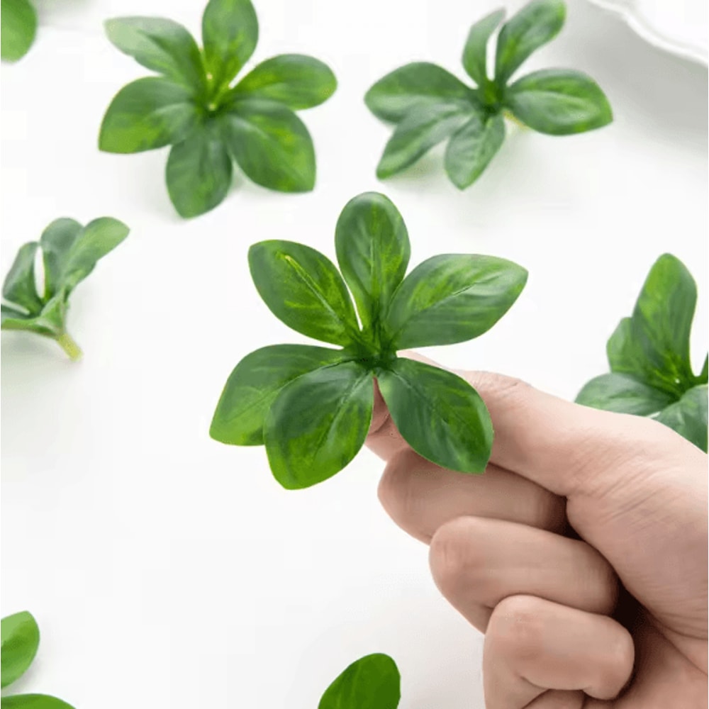 FloraFlex 50PCS Artificial Hanging Bell Leaf Rose Vine Decor Set 1