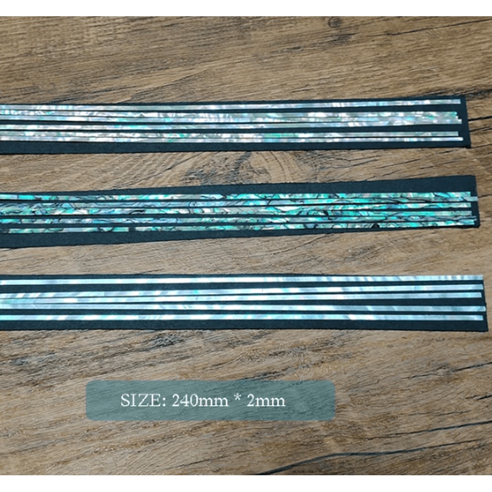 Paua Abalone Shell Inlay Strips Iridescent Mother Of Pearl For Guitar DIY Craft Projects 2
