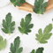 50PCS Artificial Watermelon Leaves DIY Craft Greenery For Weddings Scrapbooking Decor 3