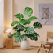 Large Artificial Monstera Leaves Tropical Palm Leaf Decor For Home Garden Events 0