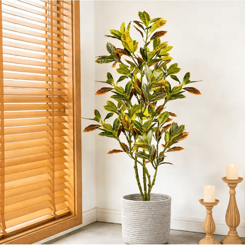 Large Artificial Banyan Tree Ficus Plant Realistic Tropical Indoor Decor 1