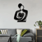 Embrace Love Metal Wall Decor Sign Minimalist Romantic Wall Art For Home Bedroom 1