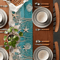 Summer Beach Starfish Linen Table Runner Coastal Ocean Decor For Dining Parties 2