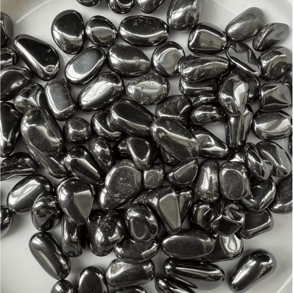 Polished Hematite Crystal Chips Natural Healing Stones For Decor Crafts Energy Balance 2