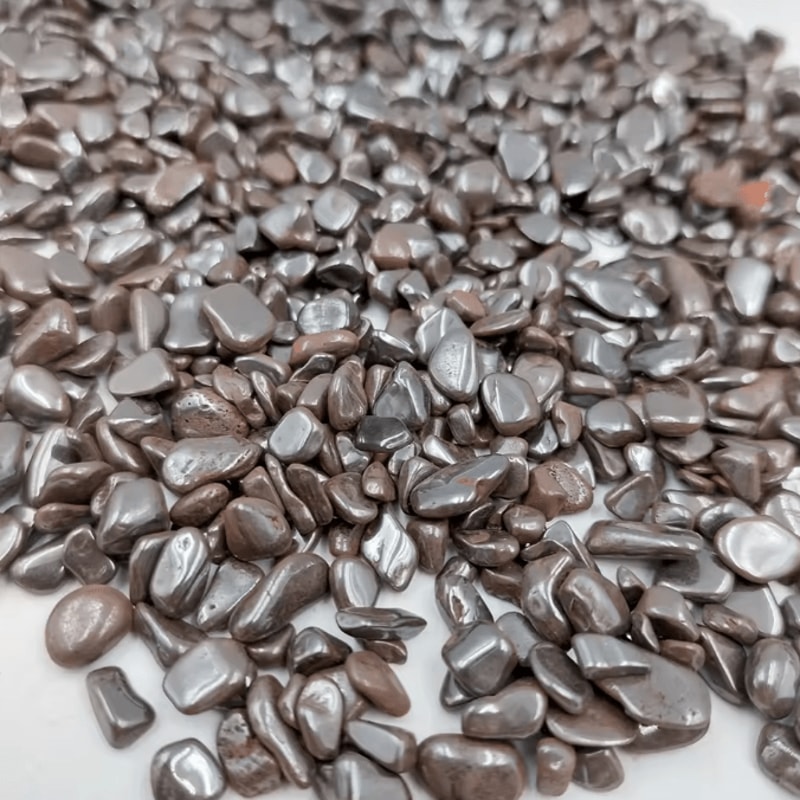 Polished Hematite Crystal Chips Natural Healing Stones For Decor Crafts Energy Balance 4