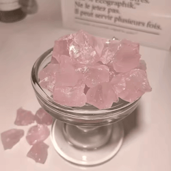natural rose quartz rough stone – pink crystal aromatherapy diffuser & healing decor
