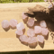 Natural Rose Quartz Rough Stone Pink Crystal Aromatherapy Diffuser Healing Decor 1