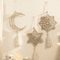 Wooden Ramadan Moon Tassel Ornaments Eid Mubarak Hanging Decor Set 0