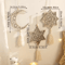 Wooden Ramadan Moon Tassel Ornaments Eid Mubarak Hanging Decor Set 7