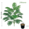 24Leaf Artificial Areca Palm Plant In Pot Tropical Indoor Outdoor Decor Tree 6