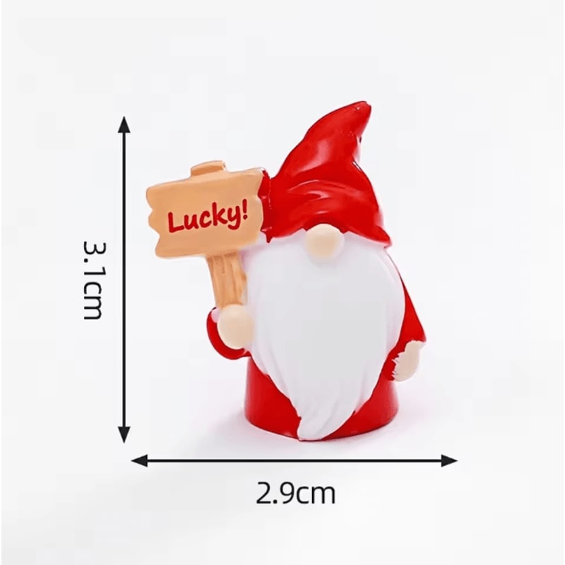 8PCS Mini Dwarf Blind Bag Figurines Cute Fairy Garden Micro Landscape Decor 4