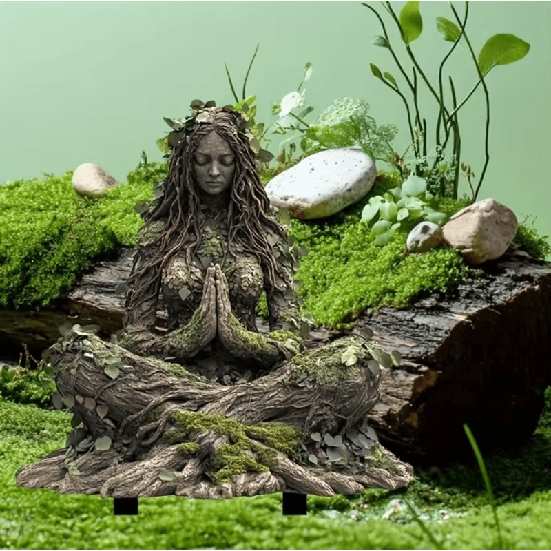 2D Acrylic Elf Bonsai Garden Stake Fairy Landscape Decor For Plants Outdoor Spaces 0