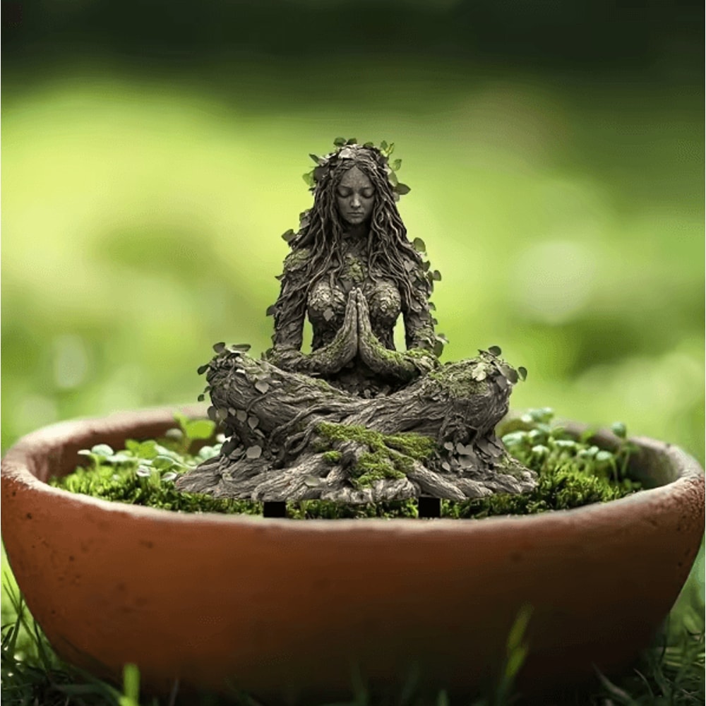 2D Acrylic Elf Bonsai Garden Stake Fairy Landscape Decor For Plants Outdoor Spaces 1